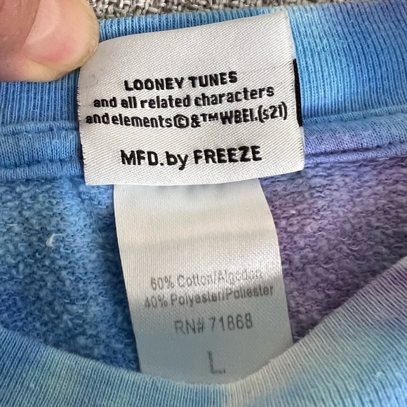 Looney Tunes Vintage Cartoon Crew Sweatshirt - Picture 5 of 6